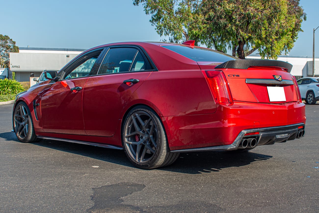 2016+ CADILLAC CTS-V V3 | REAR DIFFUSER CARBON FIBER 3 PIECE